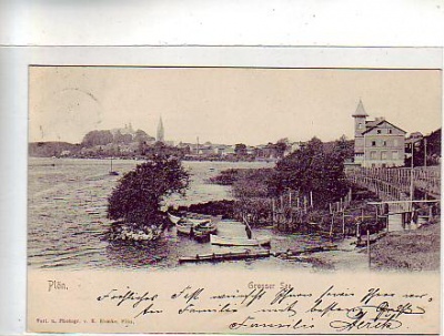 Plön in Holstein Grosser See 1905