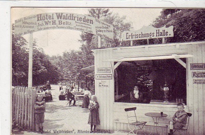 Altenbrak im Harz Hotel Waldfrieden 1908
