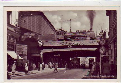 Berlin Mitte Bahnhof,Eisenbahn Friedrichstraße vor 1945