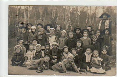 Berlin Steglitz Kinder Foto Karte 1912