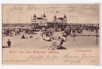 Ahlbeck Landungsbrücke 1904