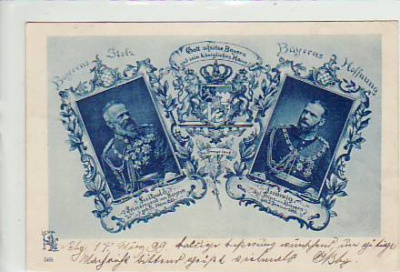 Adel Monarchie Prinz Ludwig und Luitpold Königreich Bayern