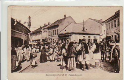 Mazedonien Markt 1917