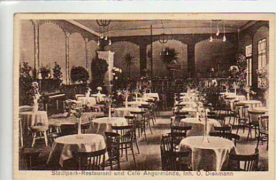 Angermünde Stadtpark-Restaurant 1929