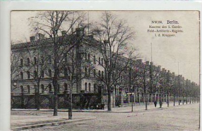 Berlin Tiergarten Kaserne 1. Garde-Feld-Artillerie-Regmts. 1914