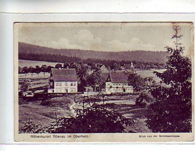 Altenau im Harz von der Schützenklippe ca 1925