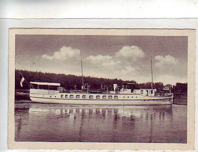 Dessau Motorschiff Schulungsschiffahrt 1935