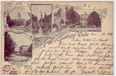 Detmold Hermannsdenkmal,Palais,Schloss Teutoburger Wald 1897