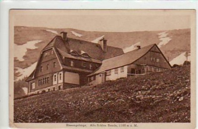 Alte Schlesische Baude Riesengebirge ca 1915