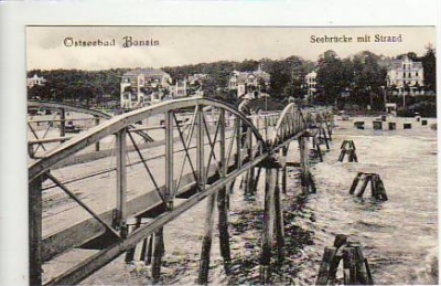 Ostseebad Bansin Usedom Seebrücke ca 1910