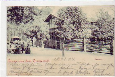 Berlin Grunewald Jagdschloss 1916