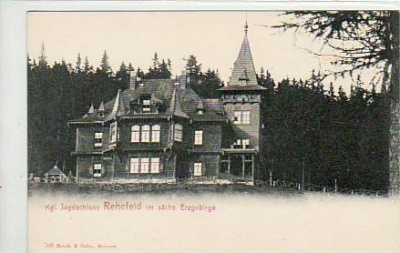Altenberg-Rehefeld Erzgebirge Jagdschloss ca 1900