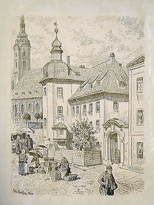 Das Alte Johannishospital um 1880