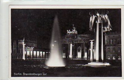 Berlin Mitte Brandenburger Tor Festschmuck ca 1938