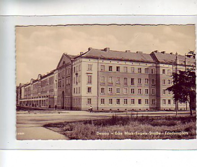 Dessau Ecke Marx-Engels-Straße-Friedensplatz 1960