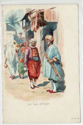 Alger-Algier Litho ca 1900 Algerien-Afrika