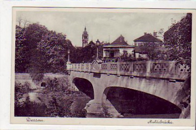 Dessau Muldebrücke ca 1940