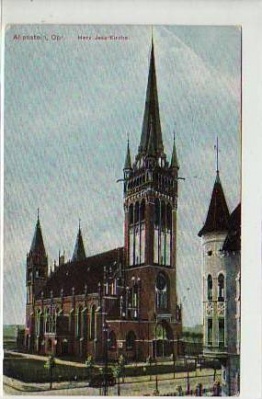 Allenstein Ostpreussen Kirche 1919