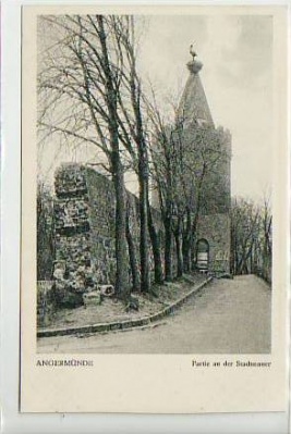 Angermünde Stadtmauer ca 1930
