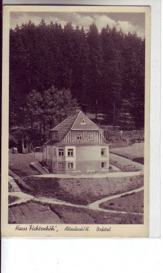 Altenbrak im Harz Haus Fichtenhöh 1938