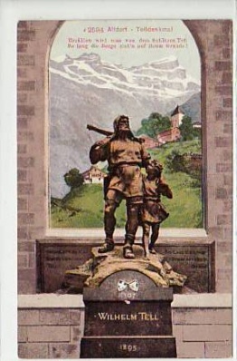 Altdorf Wilhelm Tell 1909  Schweiz