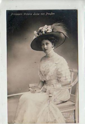 Adel Monarchie Herzogin Viktoria Luise von Preussen 1909