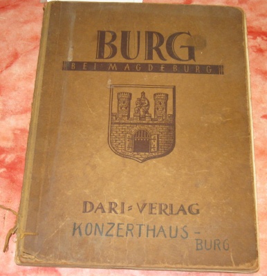 Chronik Burg bei Magdeburg,Jerichow,Brauerei Buch c1930