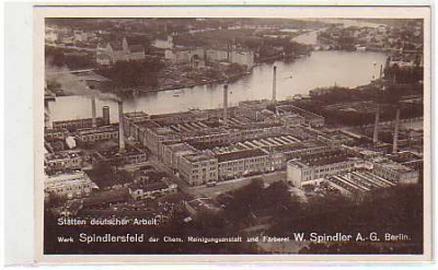 Berlin Köpenick Fabrik-Spindlersfeld ,Luftbild vor 1945