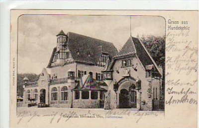 Berlin Grunewald Restaurant Hundekehle 1903