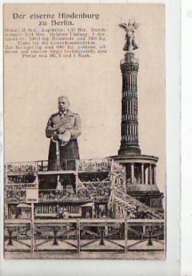 Berlin Tiergarten Hindenburg und Siegessäule