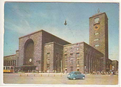 Stuttgart , Bahnhof ca 1970
