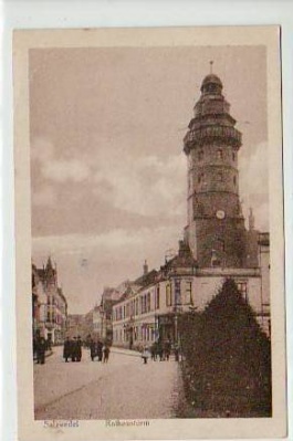 Salzwedel in der Altmark Rathausturm ca 1915