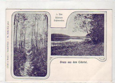 Am kleinen Schierensee Eidertal Büdelsdorf vor 1945