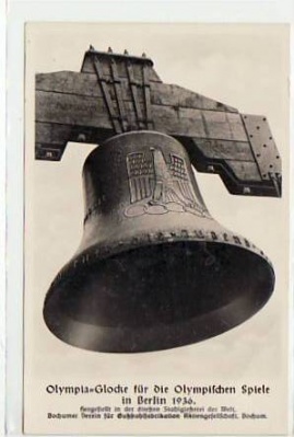Berlin Charlottenburg Olympiade-Glocke 1936