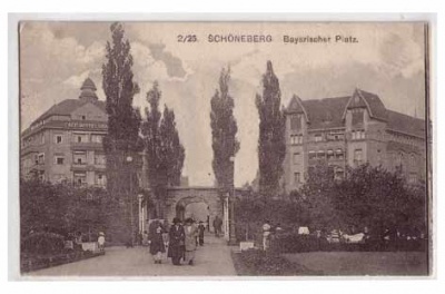 Berlin Schöneberg Bayerischer Platz 1917