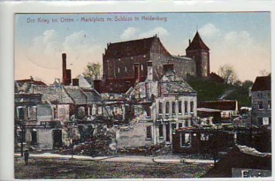 Neidenburg Ostpreussen Markt 1916