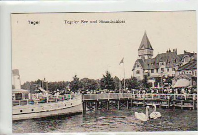 Berlin Tegel Strandschloss ca 1910