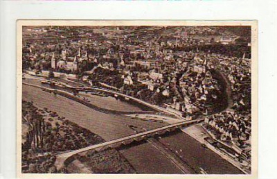 Aschaffenburg Luftbild Privat-Ganzsache 1935
