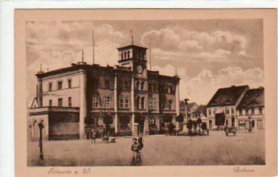 Schwerin an der Warthe Rathaus ca 1920