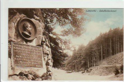 Ilmenau in Thüringen Scheffeldenkmal ca 1915