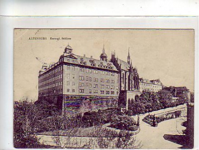 Altenburg Schloss 1915