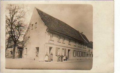 Landsberg an der Warthe Foto Karte Gasthaus Richard Wolle ca 191