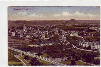 Ahrweiler an der Ahr mit Eisenbahn-Line vor 1945