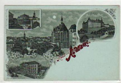 Altenburg Mondschein Litho ca 1900