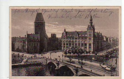 Berlin Mitte Waisenbrücke 1915