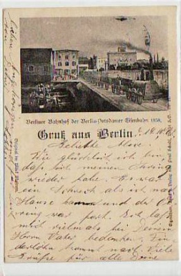 Berlin Zehlendorf Bahnhof Eisenbahn Berlin-Potsdam 1838