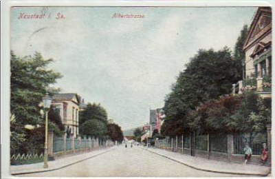 Neustadt in Sachsen Albertstraße 1912