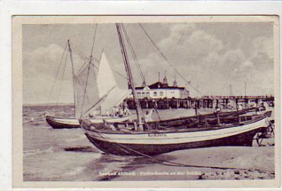 Ostseebad Ahlbeck Fischerboote 1955