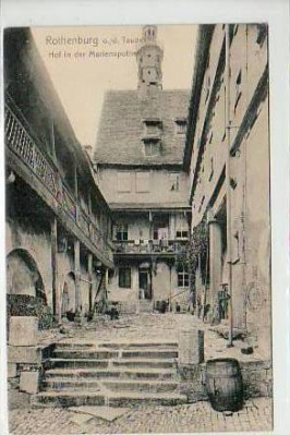 Rothenburg ob der Tauber Marienapotheke ca 1910