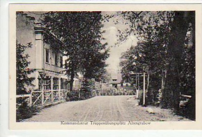 Altengrabow Truppenübungsplatz Kommandantur ca 1925
